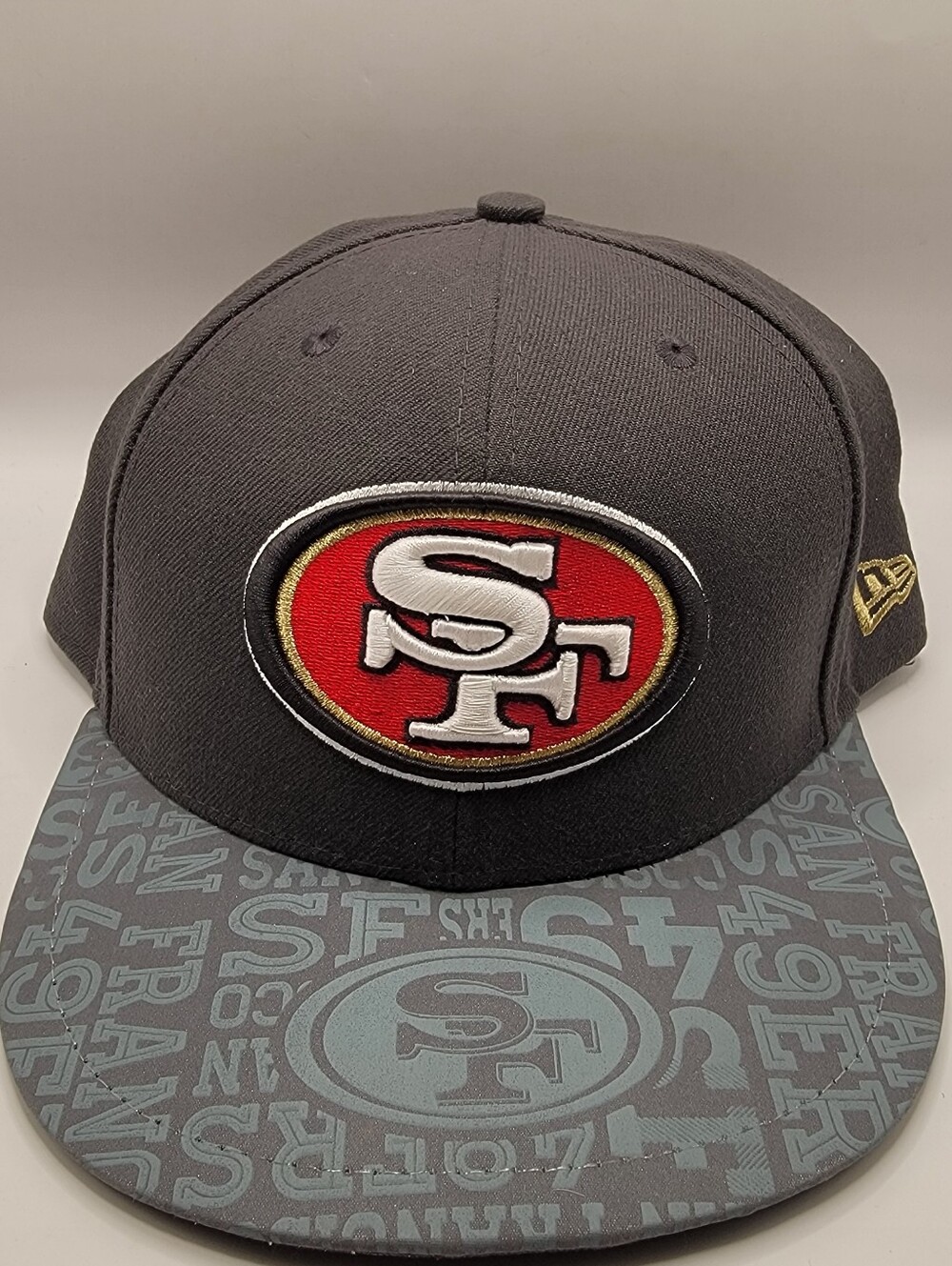 New Era San Francisco 49ers Black & Red Fitted Hat